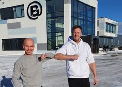 Kommersiell direktør i Klarna Norge, Geir Østby (til venstre) og gründer og eier av Brandsdal Group, Einar Øgrey Brandsdal