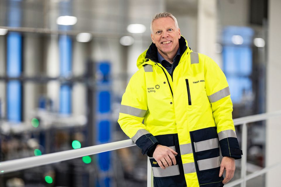 Gunnar Andreas Aarvold, fabrikkdirektør i Norsk Kylling. Foto: Elin Iversen