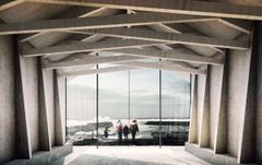 Madland hamn, Jæren. Illustrasjon og Arkitekt: Haugen/ Zohar Arkitekter