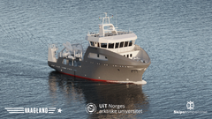 Det nye kystfartøyet skal brukes til forskning og undervisning i kystnære farvann. Foto: Skipskompetanse AS