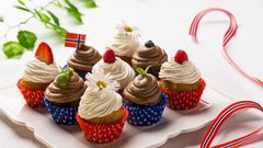 17. mai er festdagen for store og små, og flagg, pølser og is hører med!