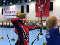 Tatt under offisiell trening på EM i Samsun 2019