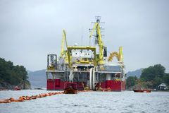 Kabelskipet C/S Nexans Skagerrak Foto: Nexans
