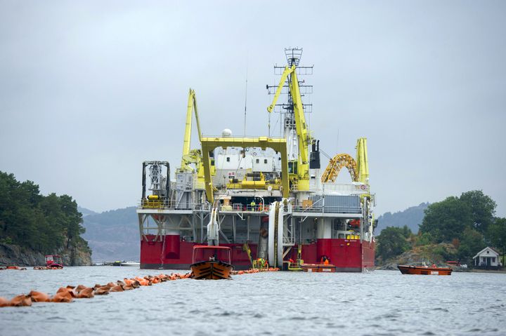 Kabelskipet C/S Nexans Skagerrak Foto: Nexans