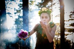 Fra En midtsommernattsdrøm, som utgjør en hel akt av Ballettskolens elevforestilling 2019. Foto: Jörg Wiesner