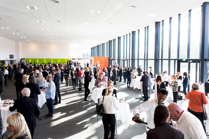 Thon Congress Gardermoen, Mingleområde. (Foto: Dag Oliver)