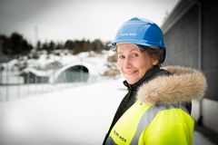 Vibeke Aarnes er konserndirektør for Infrastrukturdivisjonen i Bane NOR. (Foto: Anne Mette Storvik, Bane NOR)