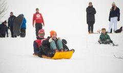 Godt akevær og god stemning ved Litjtrøa. FOTO: Nord-Trøndelag Turistforening.