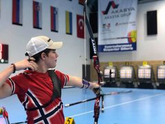 Bilde er tatt under offisiell trening på EM i Samsun 2019