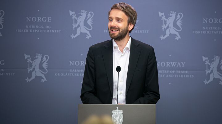 Næringsminister Jan Christian Vestre. Foto: Emil Bremnes/NFD