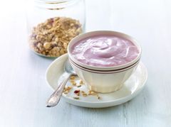 Yoghurt og müsli