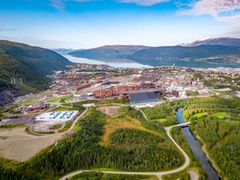 INDUSTRIPARK I VERDENSKLASSE: Mo Industripark er en av Norges største næringsparker med et særskilt fokus på bærekraft. Et samarbeid med sykkelrittet Arctic Race of Norway skal åpne for flere nye muligheter. Foto: Mo Industripark