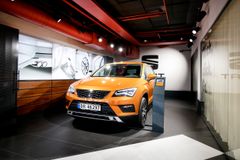 SEAT Ateca på SEATs nye showroom på Ulven i Oslo.