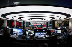 TV 2s toppmoderne nyhetsstudio er hjertet i det nye mediehuset i Bergen.