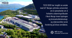 TECO 2030 har inngått en strategisk samarbeidsavtale med UiT Norges arktiske universitet. Avtalen innebærer at UiT og TECO 2030 skal samarbeide om å forbedre utdanningstilbudet i Nord-Norge innen hydrogen og brenselcelleteknologi, og videreutvikle norsk forskning på disse områdene.