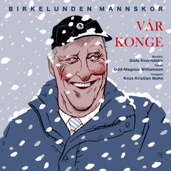 Vår Konge» slippes på Grappa Musikkforlag på fredag. Illustrasjon: Trond Bredesen.