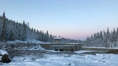Storåselva kraftverk - bilde fra inntaket