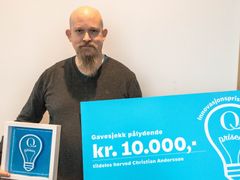 Christian Andersson mottok Q Innovasjonspris
