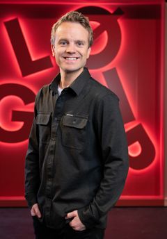Erik Solbakken er programleder for  «Lystløgner». Foto. Espen Solli/TV 2.