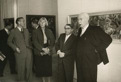 Federal President Theodor Heuss at documenta 1, 1955 © documenta archiv / Photo: Erich Müller