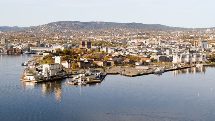 Støtte til landstrøm. Oslo Havn får 27, 5 millioner  kroner i Enovastøtte til landstrømanlegg til cruise på Revierkaia. I tillegg har Enova støttet bygging av landstrøm til containerskip i Sydhavna. Foto: Motion Air