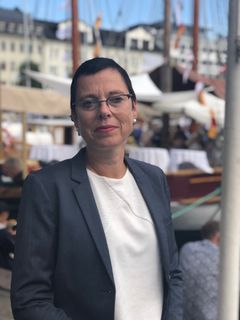 Mari Velsand på Arendalsuka 2018. Foto: Medietilsynet