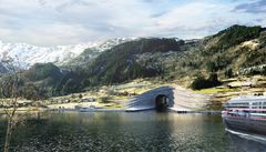 – Målet med prosjektet er å betre framkoma og tryggleiken for sjøtransport som skal passere Stadlandet, seier samferdselsminister Knut Arild Hareide. Illustrasjon: Kystverket