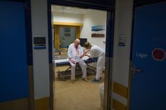 PASIENTMØTER: Diakonhjemmet ved fotograf Pål A. Berg følger pasienters møter med ansatte på to avdelinger ved Diakonhjemmet sykehus.