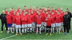 Satsingen på kameratskap bidro til at spillerne holdt sammen fra barndom til ungdom. Her er de samme Bryne-spillerne på gutter 16-laget i 2015. Foto: Jærbladet.