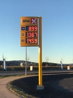 Prismast Uno-X Hvam