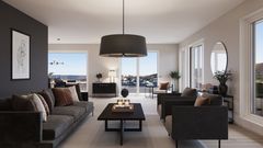 Hille Melbye Arkitekter har tegnet boligprosjektet, og Olav Thon Gruppens arkitektur- og designavdeling har bidratt til å optimalisere samtlige leiligheter for å gi best mulig bokvalitet til beboerne.