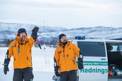 Norsk Folkehjelp har 2000 frivillige redningsmannskaper som er i beredskap for samfunnet året rundt. Bildet viser frivillige i Norsk Folkehjelp Midt-Troms. Foto: Ellen Johanne Jarli