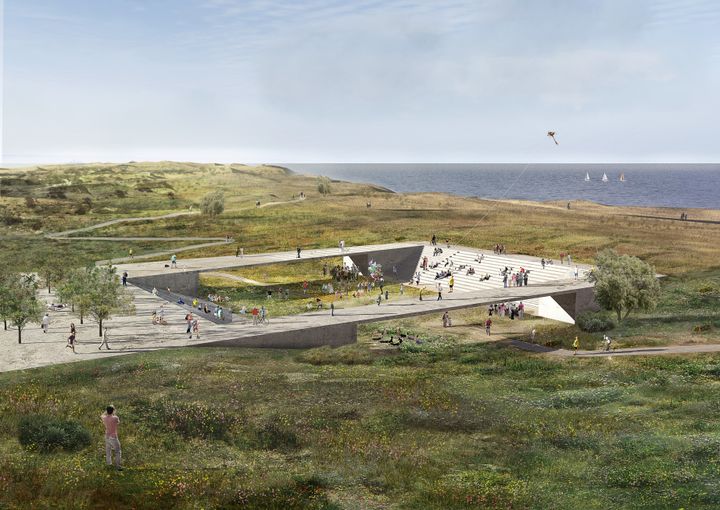 Foto: Haugen/Zohar Arkitekter / 1. Premie Tel - Aviv Coastal park