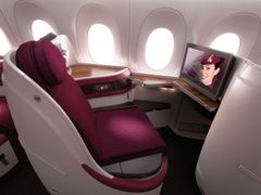 Qatar Airways will use their brand-new Airbus A350-900 between Doha and Avinor Oslo Airport. The first flight with the new aircraft will be on October 29th. Photo: Qatar Airways