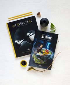 EN MATREISE: "Asiatisk mat" og "Stjernedryss over Norge" – de to coffee table-bøkene er lekne, kreative og vakre måter å oppleve norsk og asiatisk mat og matkultur på.