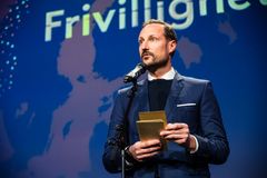 H.K.H. Kronprins Haakon åpnet arrangementet da de nasjonale frivillighetsprisene i dag ble delt ut på Frivillighetens dag på Sentralen i Oslo. (Foto-CF-Salicath)