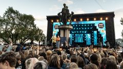Slik så det ut da VG-lista hadde konsert på Rådhusplassen i 2019. Foto: Kim Erlandsen/NRK