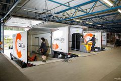 Samarbeidet mellom ColliCare og Rehub innebærer en praktisk løsning for transport og lagring, samt profesjonell håndtering av praktiske utfordringer som pakking, lasting og lossing med kran.  Foto: ColliCare