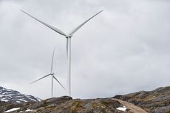 Sørfjord vindkraftverk. (Foto: Catchlight/ NVE)
