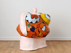 Niki de Saint Phalle, Nana boule (orange), ca 1966. © André Morin. Private collection; Courtesy Niki Charitable Art Foundation and Galerie GP & N Vallois, Paris