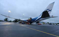 AirBridge Cargo is one of several companies that sends fresh Norwegian seafood around the world. (Photo: Avinor)