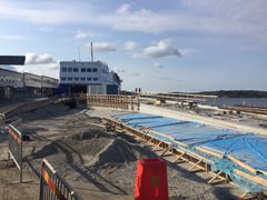 Oppgradering i Strømstad havn. Foto: Color Line