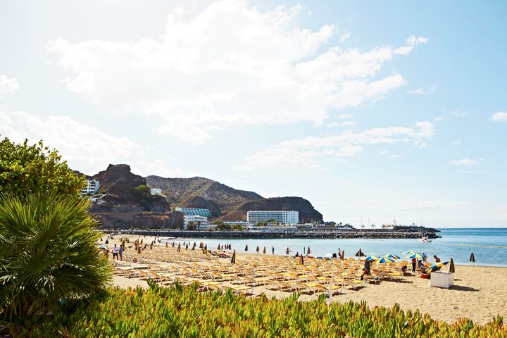 POPULÆRT: Gran Canaria er det mest populære reisemålet i høstferien, og mange velger solsikre Puerto Rico på sørspissen av øya.