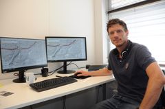 Prosjektleder Håkon Lohne i Nye Veier oppfordrer publikum til å benytte seg av den digitale medvirkningsplattformen for å fremme innspill til ny, trafikksikker E39 mellom Mandal og Lyngdal.