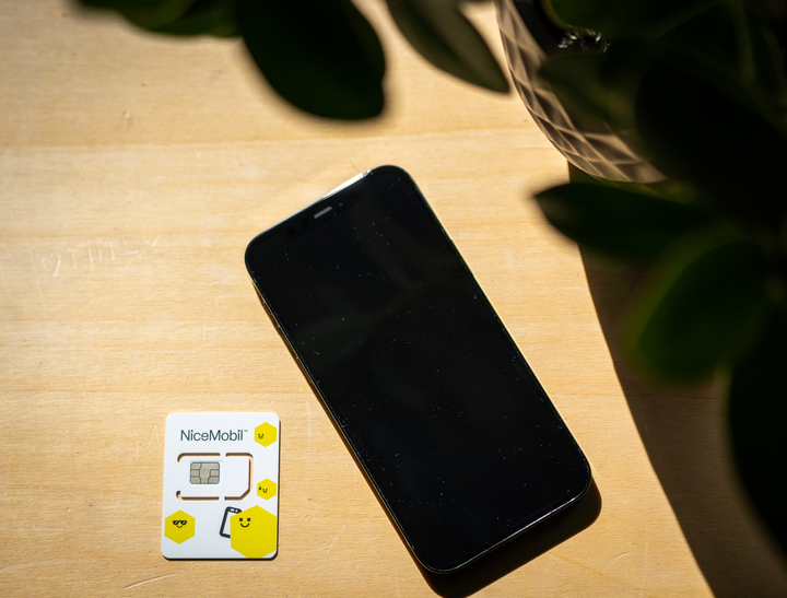 Her er NiceMobils nye SIM-kort.