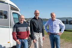Avara-teamet fra venstre: Produktutvikler Rudi Steen Johansen, daglig leder Petter Quinsgaard og salgs- og markedssjef Bengt Heggertveit