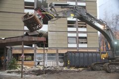 Hovseterhjemmet er i ferd med å rives for å erstattes av et nytt bygg med plass til 163 beboere.