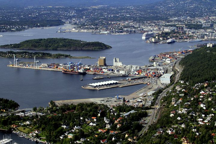 Fjordbyområdet i 2017. Foto: Mediaweb for Oslo kommune.