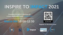 Inspire to Impact 2021 avholdes 9 mars kl. 10:00-12:30