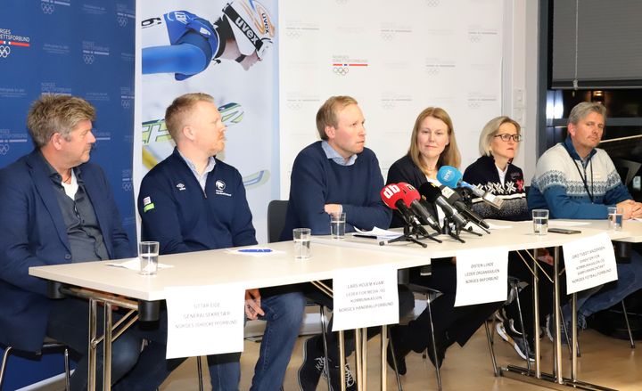 Pressekonferanse på Ullevaal stadion. Foto: Geir Owe Fredheim